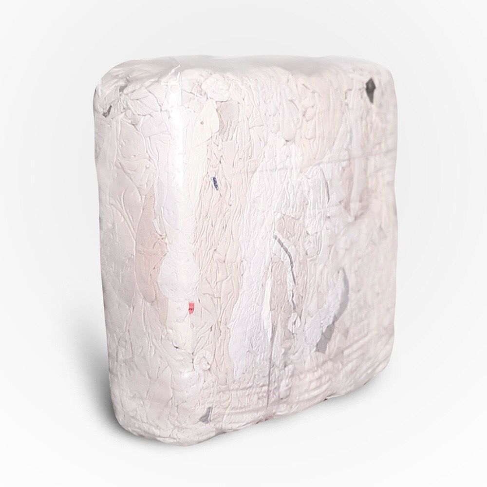 Trapo Industrial Blanco Nuevo 100% Algodón 25 kilos