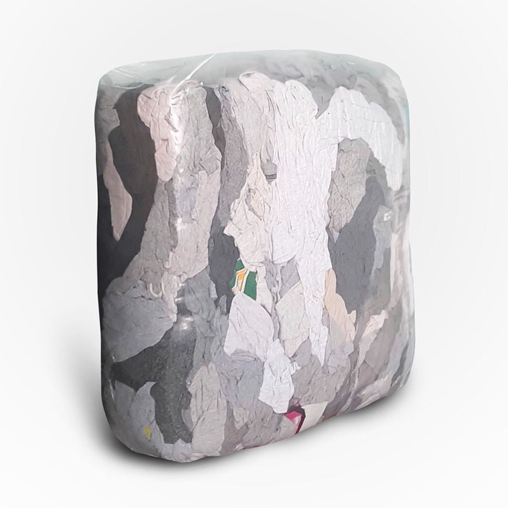 Trapo Industrial Gris  100% Algodón 25 kilos