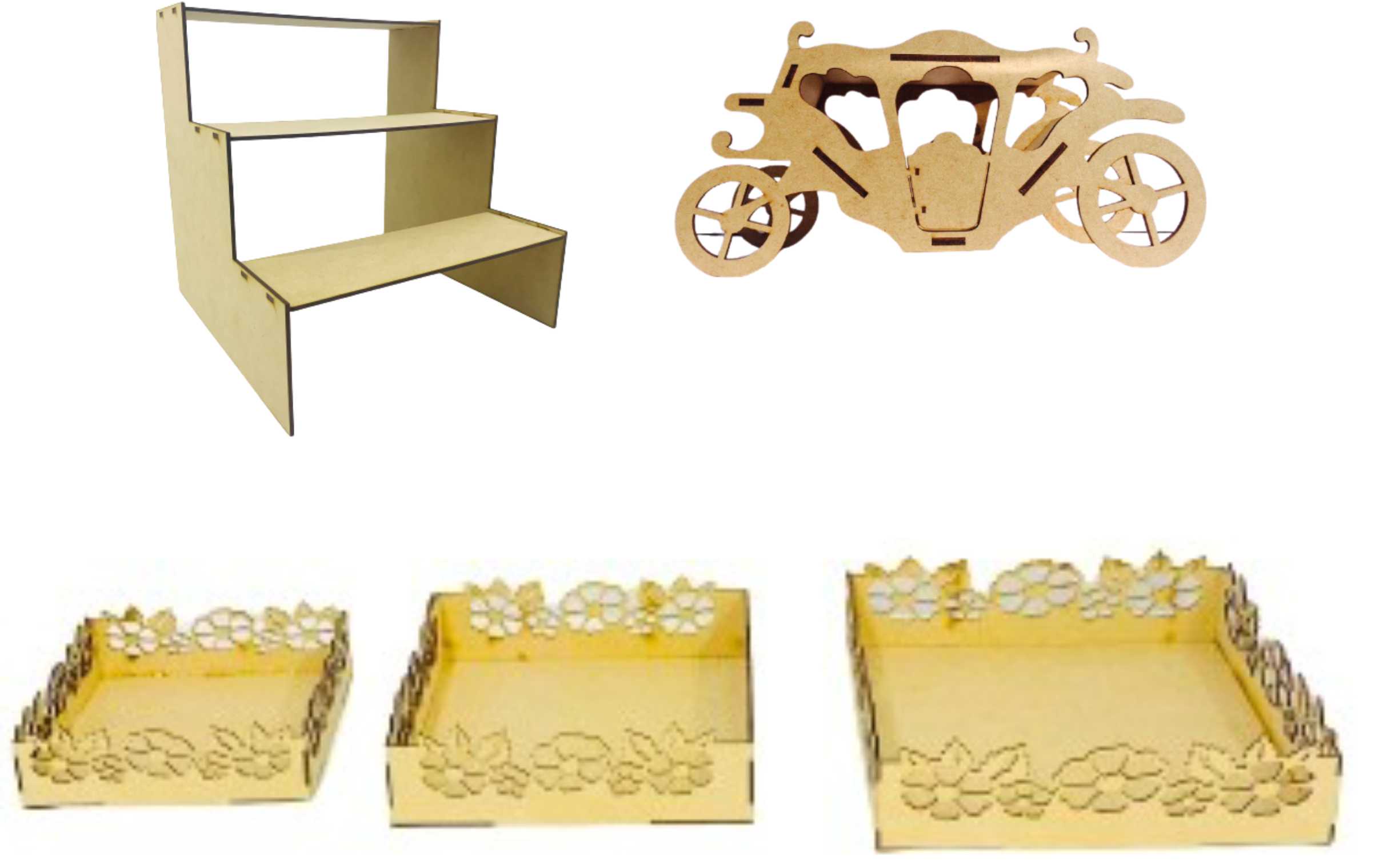 Mesa De Postres, Mesa De Dulces, Candy Bar, Cupcake, 3 charolas con carroza