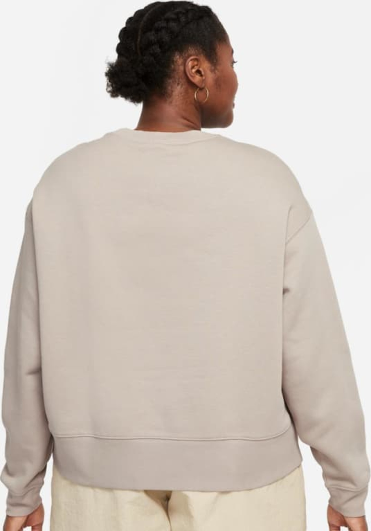 SUETER CASUAL PARA MUJER COLOR BEIGE SWEATER ROPA NIKE 5236