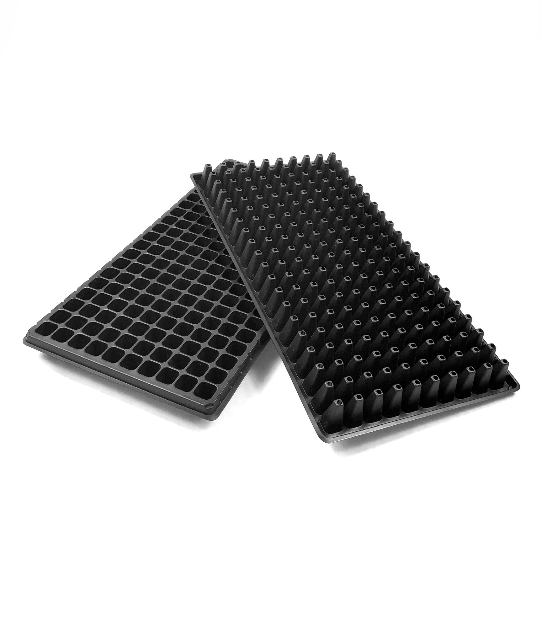 Caja con 100 Charolas/Semilleros 200 Cavidades para Germinación