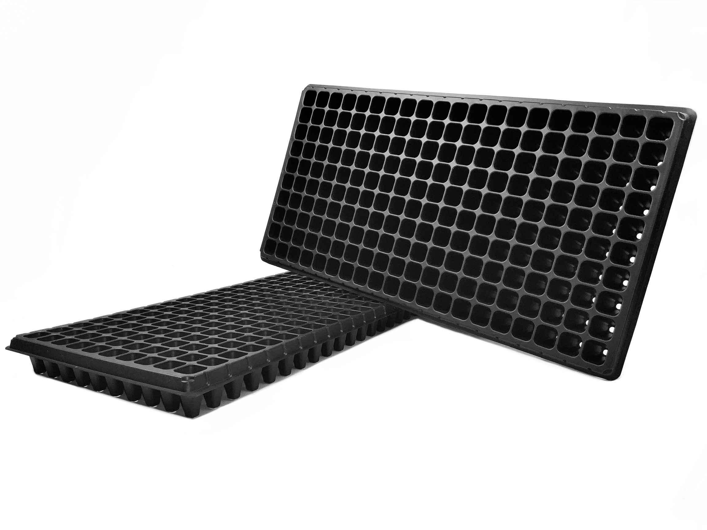 Caja con 100 Charolas/Semilleros 200 Cavidades para Germinación