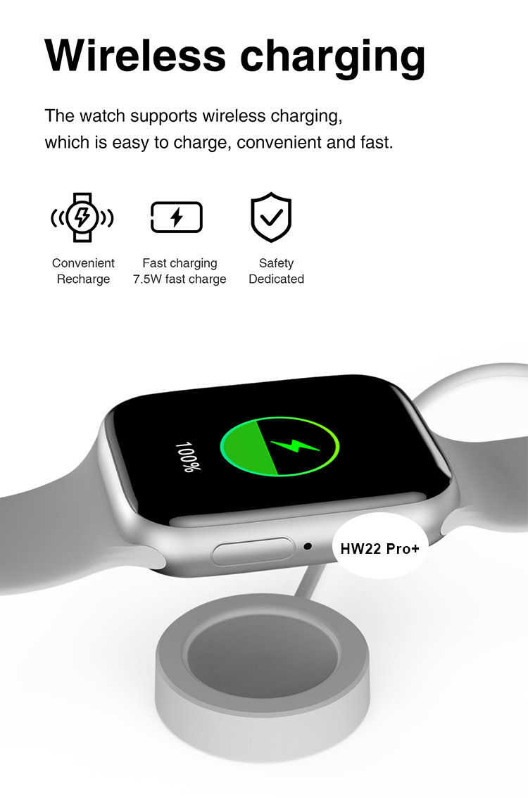 Smartwatch HW22 PRO CARGA INALAMBRICA By NS Tech Rojo
