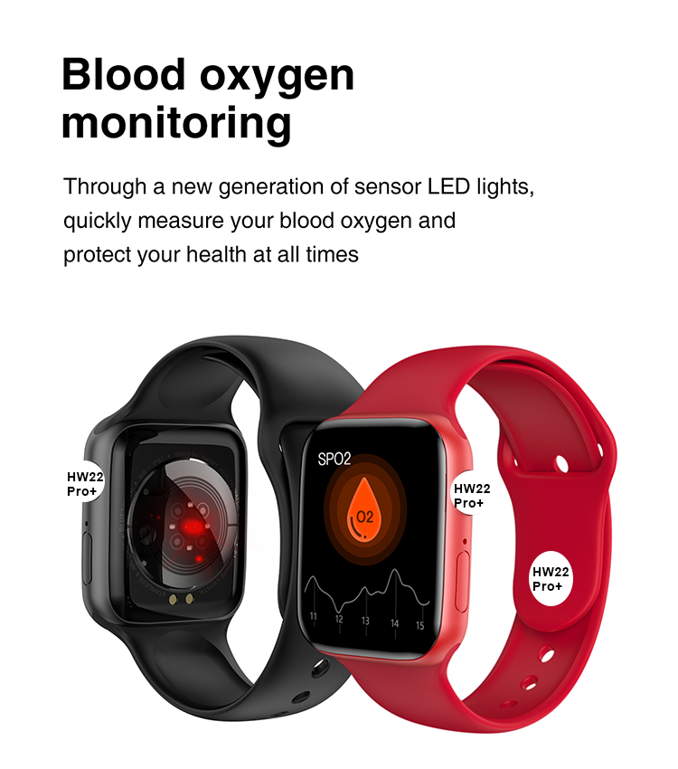 Smartwatch HW22 PRO CARGA INALAMBRICA By NS Tech Rojo