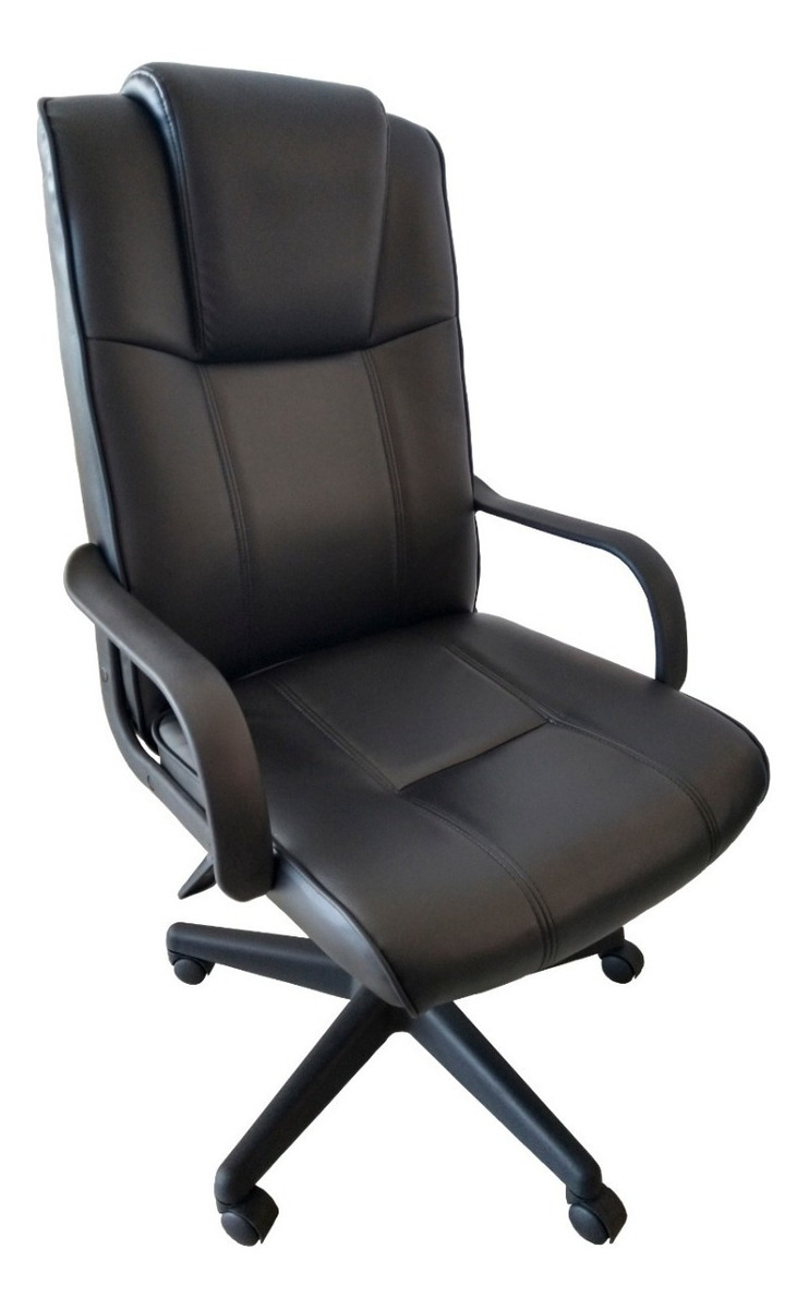Silla Ejecutiva Ergonómica Acabado En Vinipiel Para Trabajo