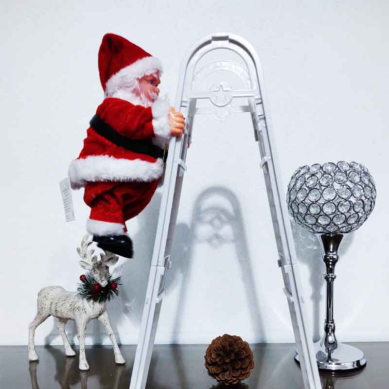 Santa Claus con escalera MM