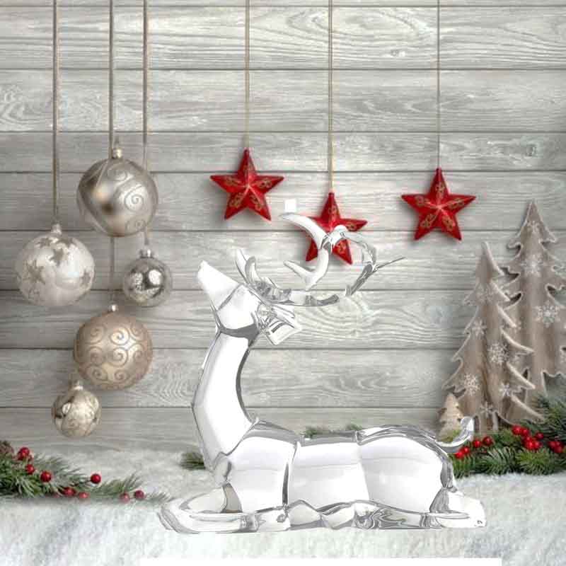 Venado sentado acrílico MM