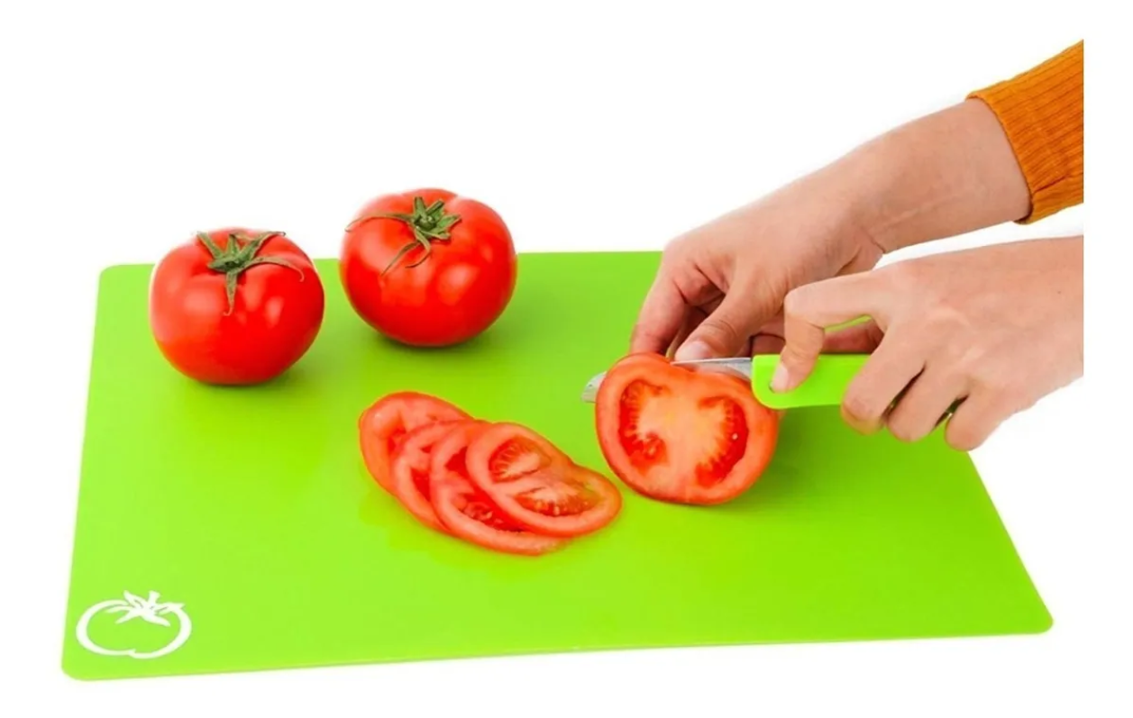 Tablas Para Picar Comida Plástico,  Flexible 4 Piezas
