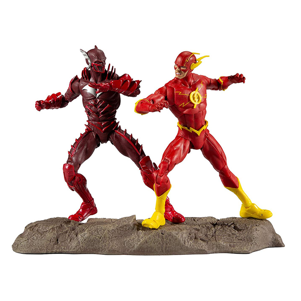 McFarlane Figura de Accion: DC Comics - Muerte Roja vs Flash 7 Pulgadas 2 Pack