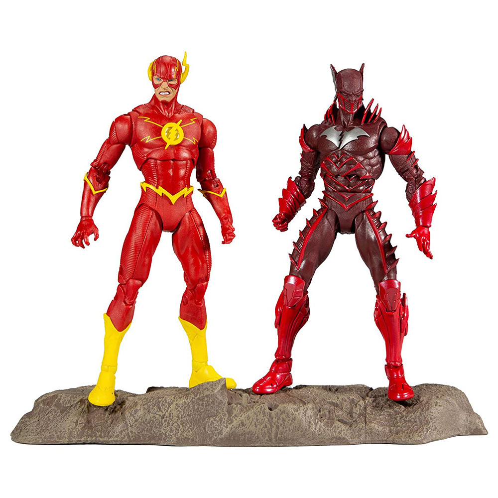 McFarlane Figura de Accion: DC Comics - Muerte Roja vs Flash 7 Pulgadas 2 Pack