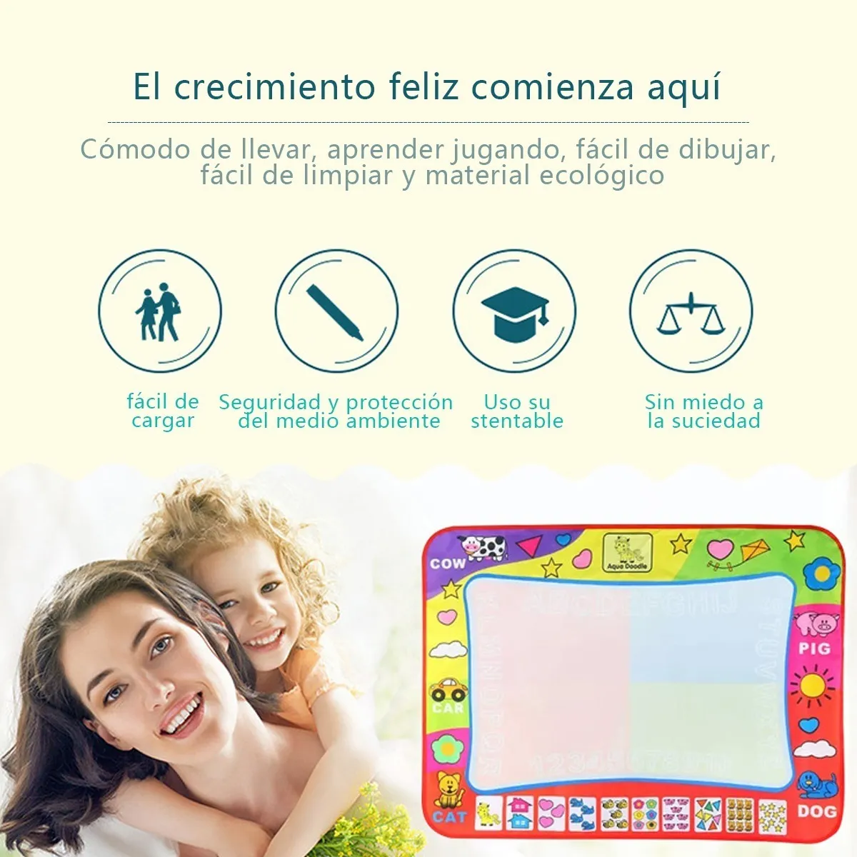 Tapete Para Dibujar Plumon De Agua Aquadoodle