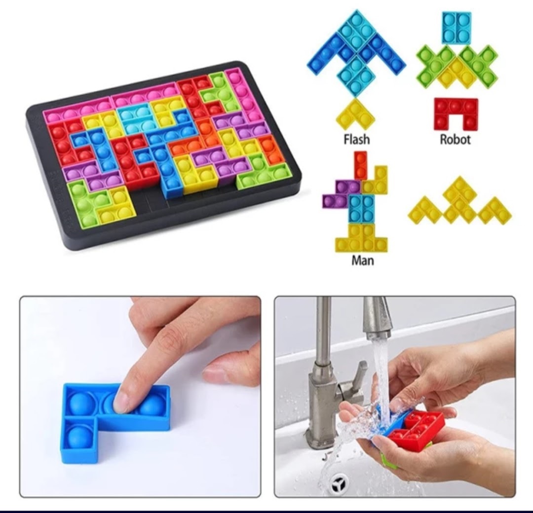 Puzzle Rompecabezas Tetris Pop It Juguete Educacional Nov24.store
