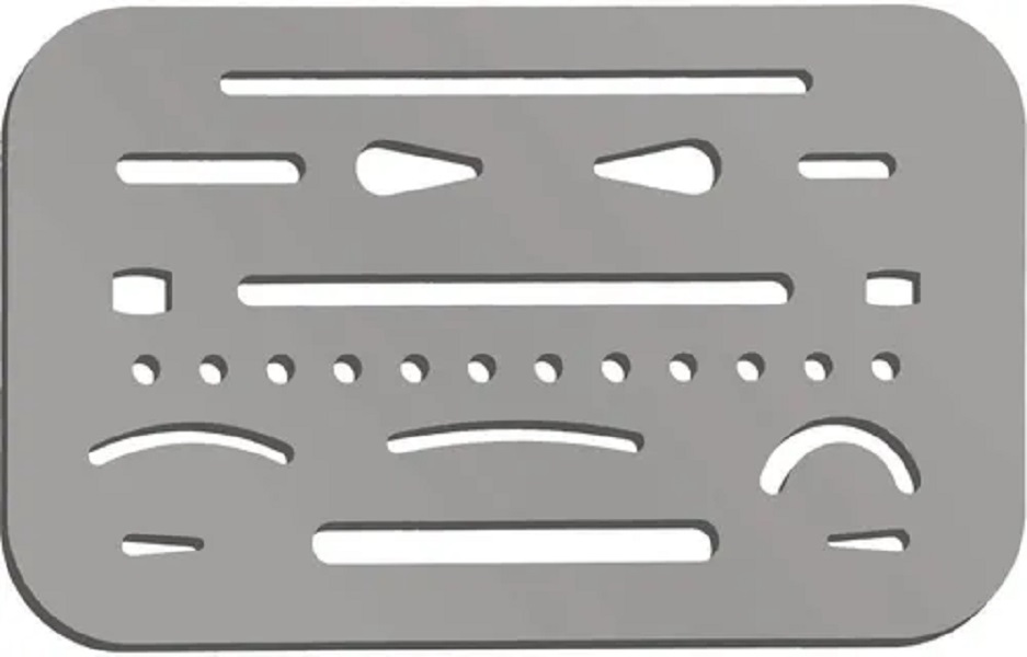 Calavera Dibujo Tecnico Para Borrar Plantilla Staedtler