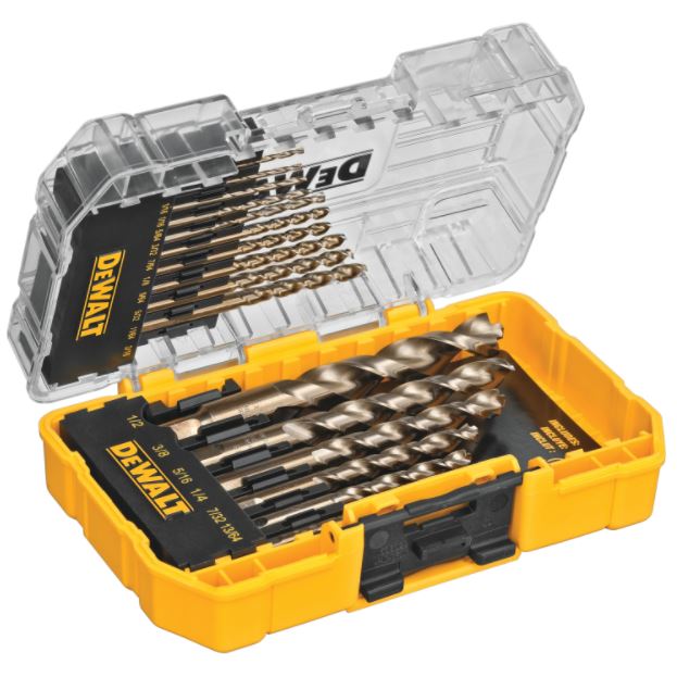 Set De 16 Brocas Hss Dewalt Dw1956