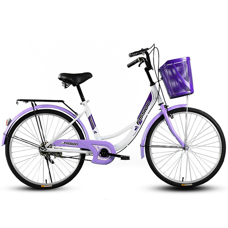 Bicicleta Vintage/Dama FISSION, Rosa/Blanco