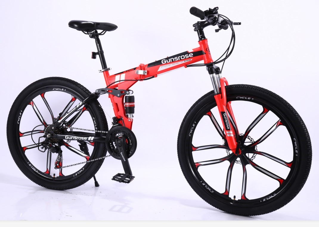 Bicicleta de salto articulable, Naranja, GUNSROSE