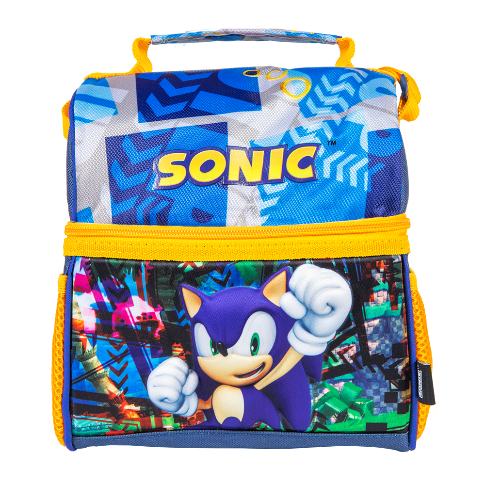 Lonchera Infantil Sonic By Ginga, Rings Power Forro Térmico