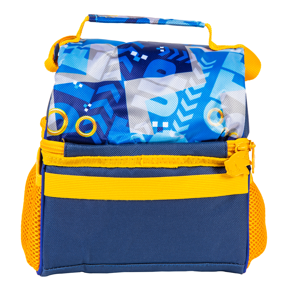 Lonchera Infantil Sonic By Ginga, Rings Power Forro Térmico