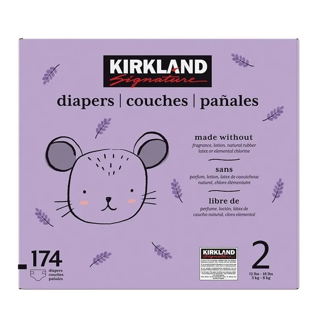 Pañales Unisex Etapa 2 174 Pz Kirkland Signature 4111112 CST