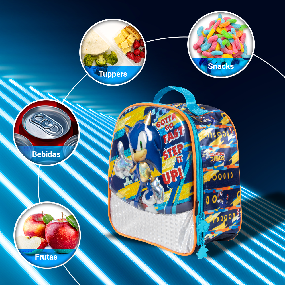 Lonchera Infantil Escolar Original Sonic