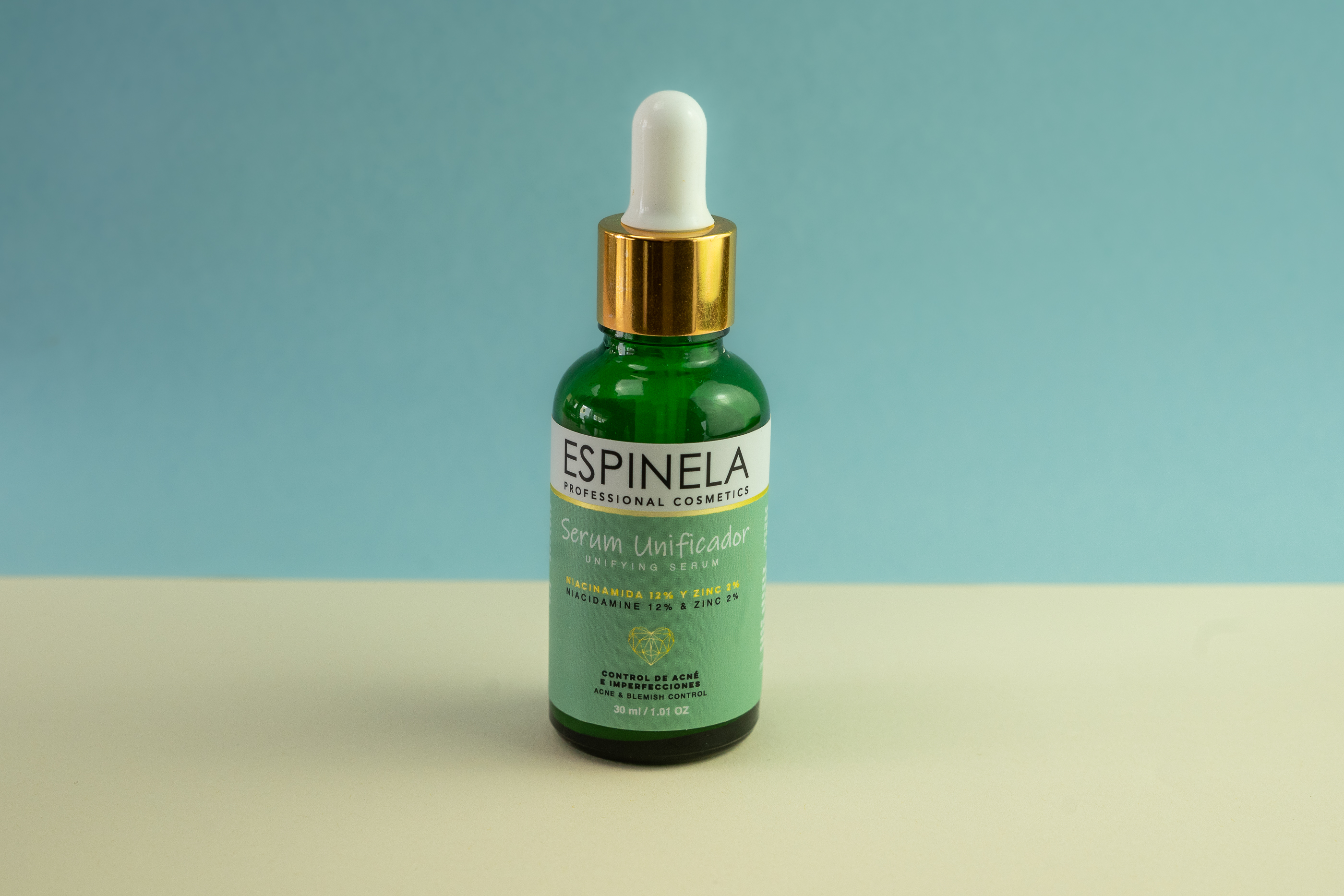 Suero Unificador Espinela control de acné e imperfecciones