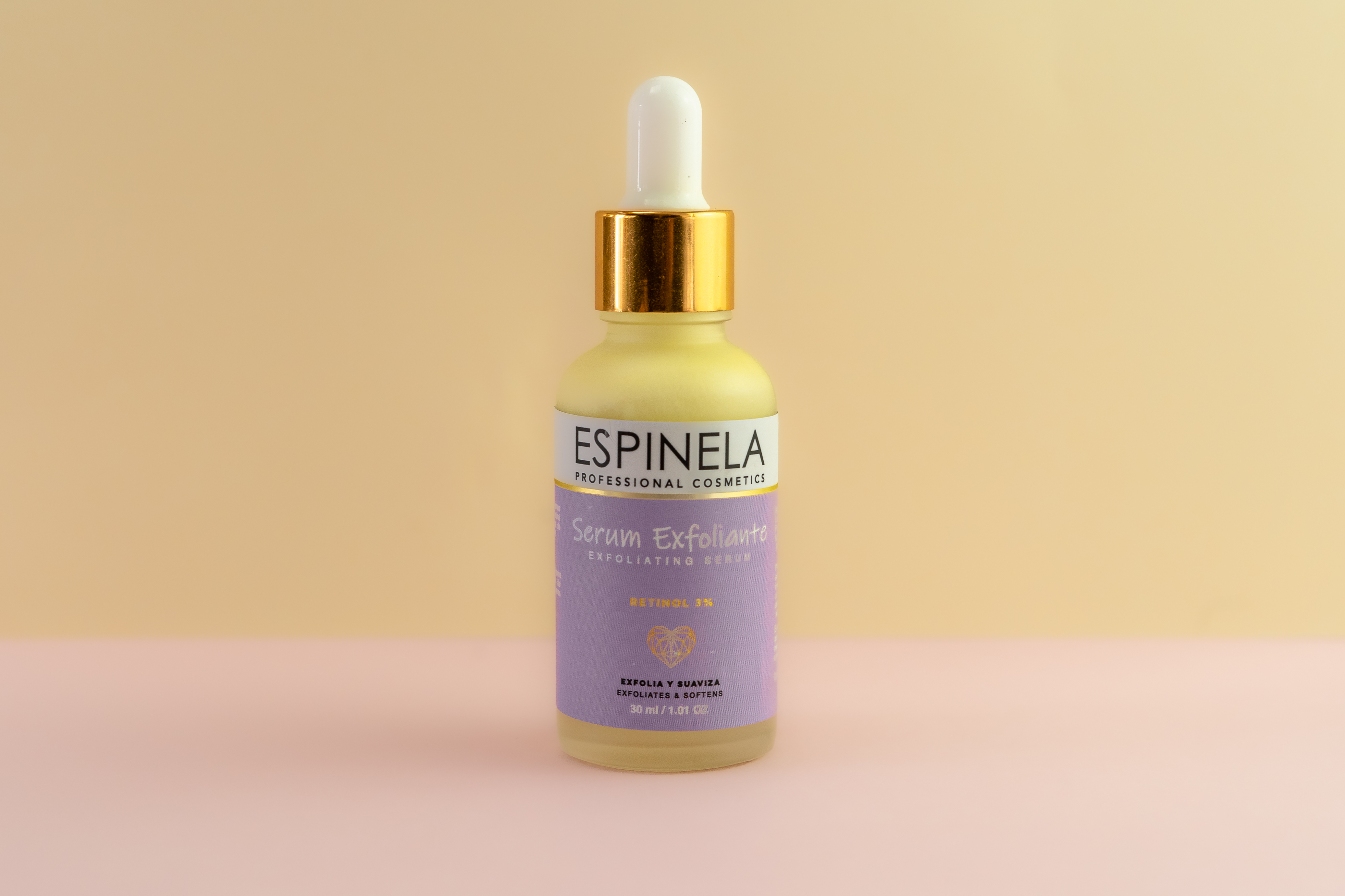 Suero Exfoliante Espinela Retinol 3% exfolia y suaviza