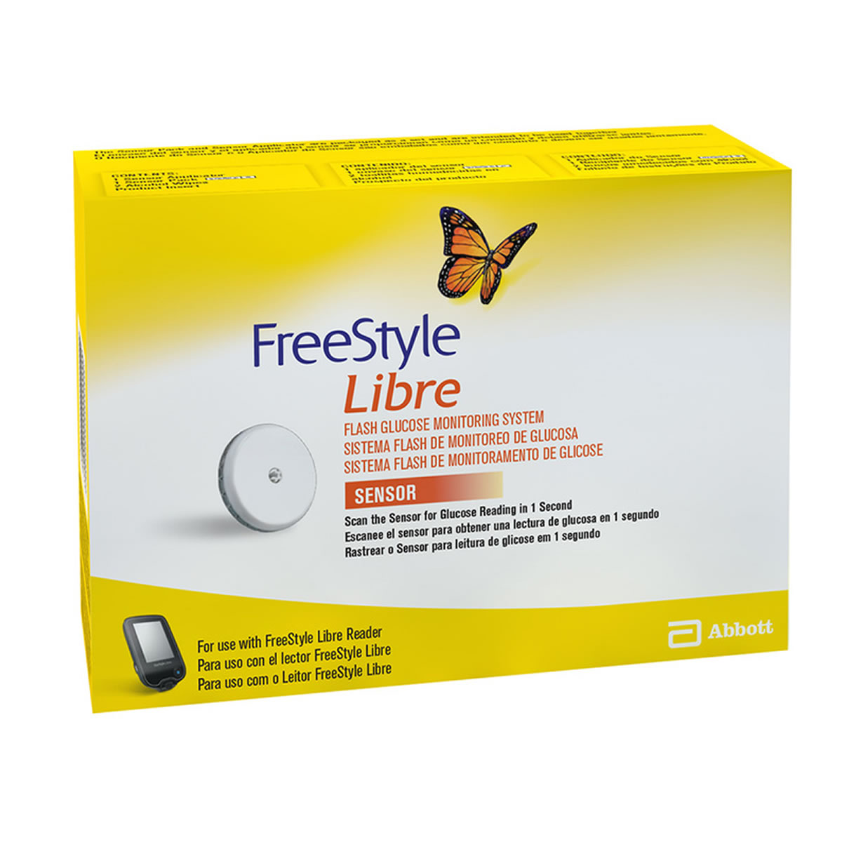  Sensor Para Medir Glucosa 2 Pz Repuestos FreeStyle Libre CST