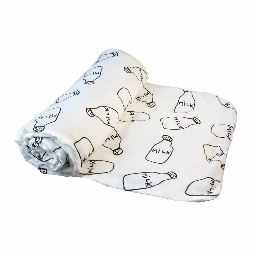 MANTA MUSELINA 100 % BAMBU BOTELLA DE LECHE 