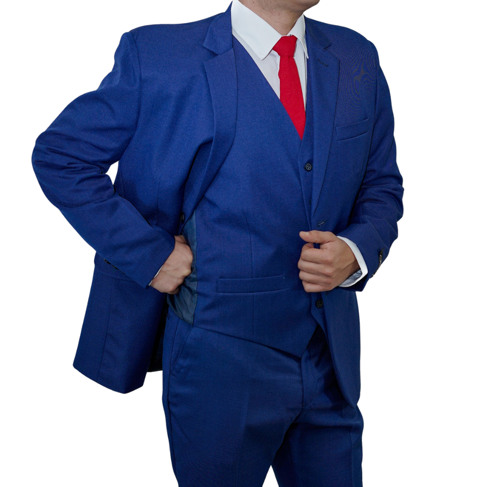 Traje Azul Cobalto para Adulto