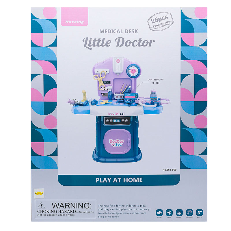 Set Doctor Medico Juguete Niños Luz Didáctico Sonido 251322