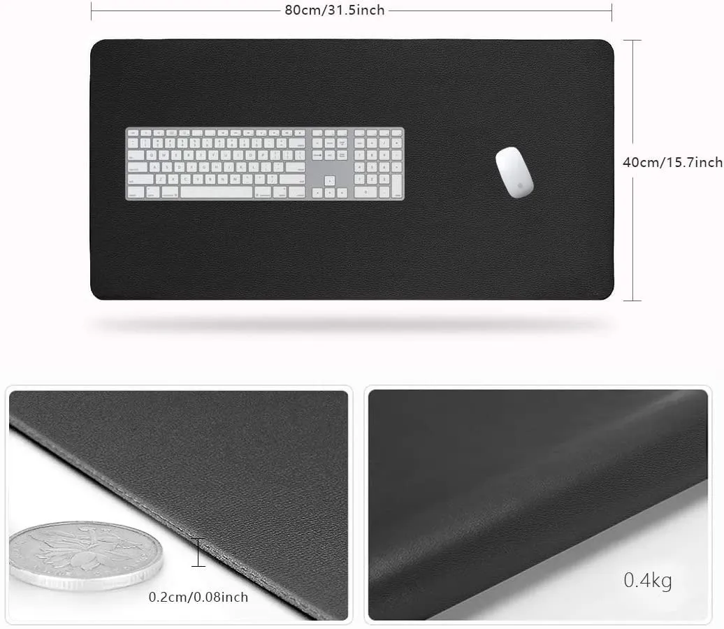 Alfombrilla Para Mouse Pad Extra Grande 80x40 Cm Azul