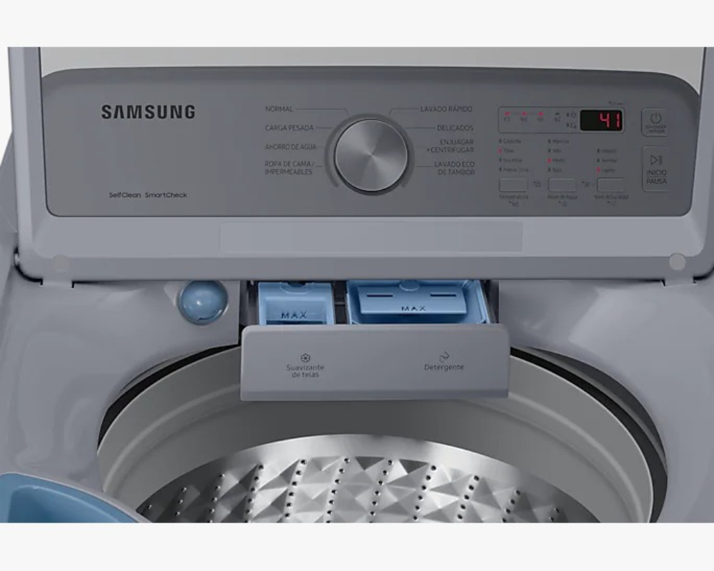 Lavadora Samsung WA22A3353GY/AX gris 22 kg carga superior con Speed Spray ALB16D ENTREGA SÓLO VÁLIDA EN LA CIUDAD DE MÉXICO Y ZONA METROPOLITANA