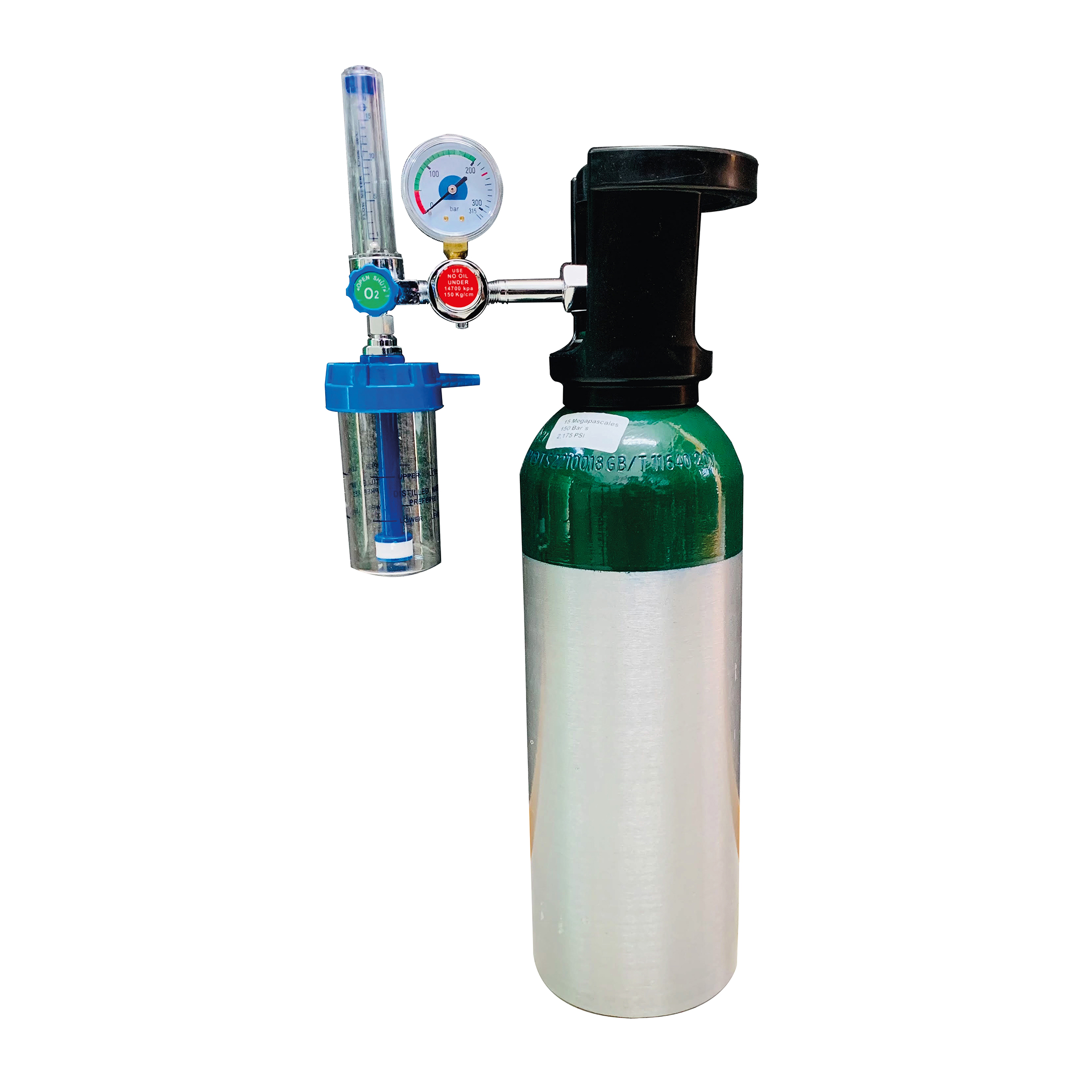 Tanque de Oxígeno Medicinal 682 lts. con Set de Accesorios Incluidos