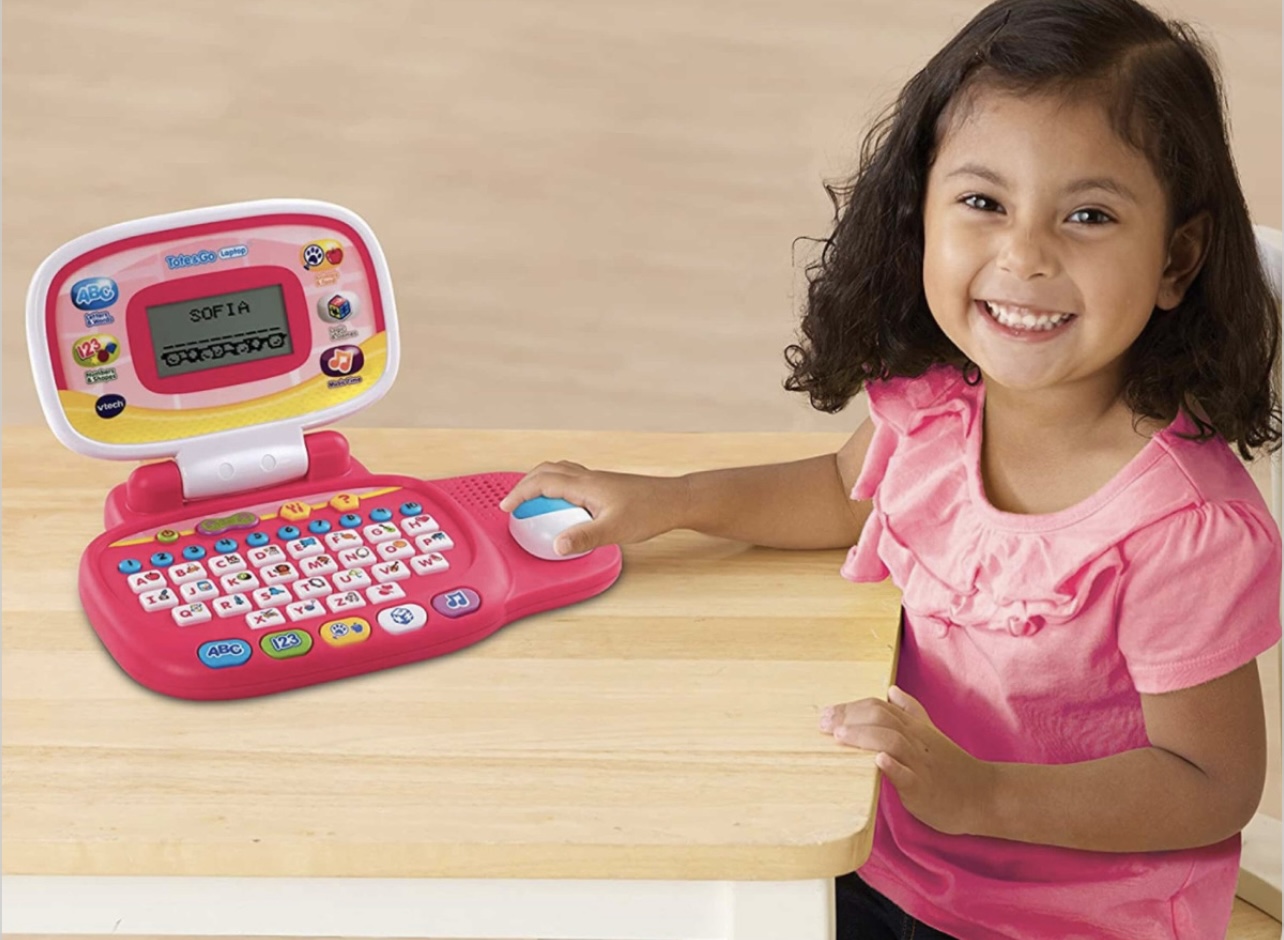 Computadora Educativa Vtech Portátil Para Niña Rosa Idioma inglés, ideal para aprender 
