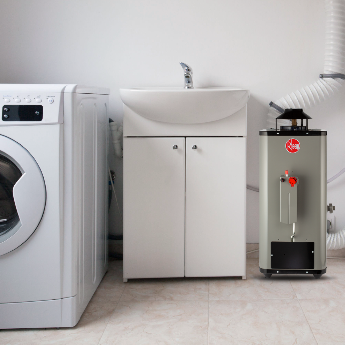 Calentador de Agua de Paso Rapida Recuperacion 10 Litros por Min Gas LP 2 Servicios