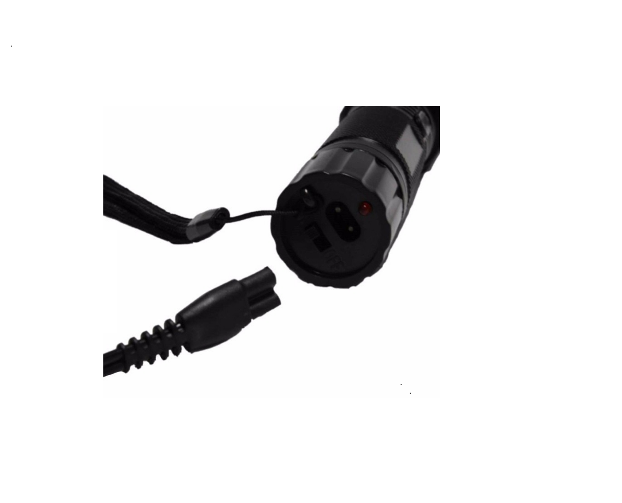 CABLE CARGADOR PARA LAMPARA TOQUES TASER STUNGUN 20CM