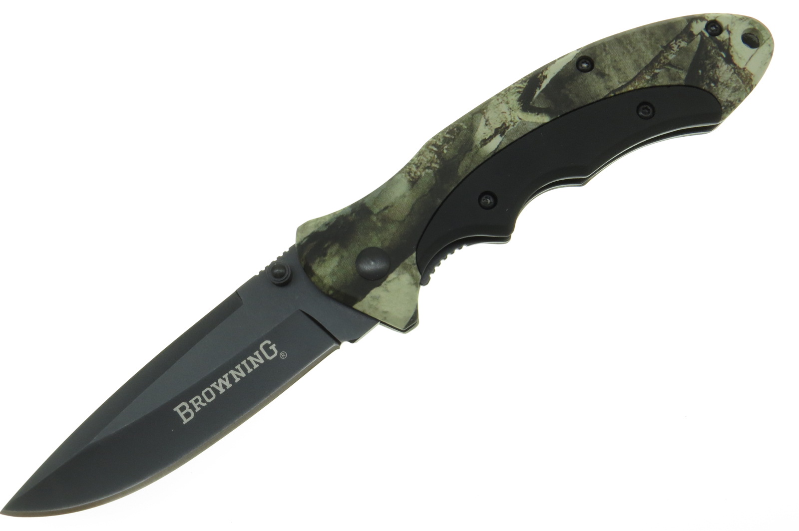 Br276 Browning Navaja Mossy Oak Camo Linerlock C/Clip