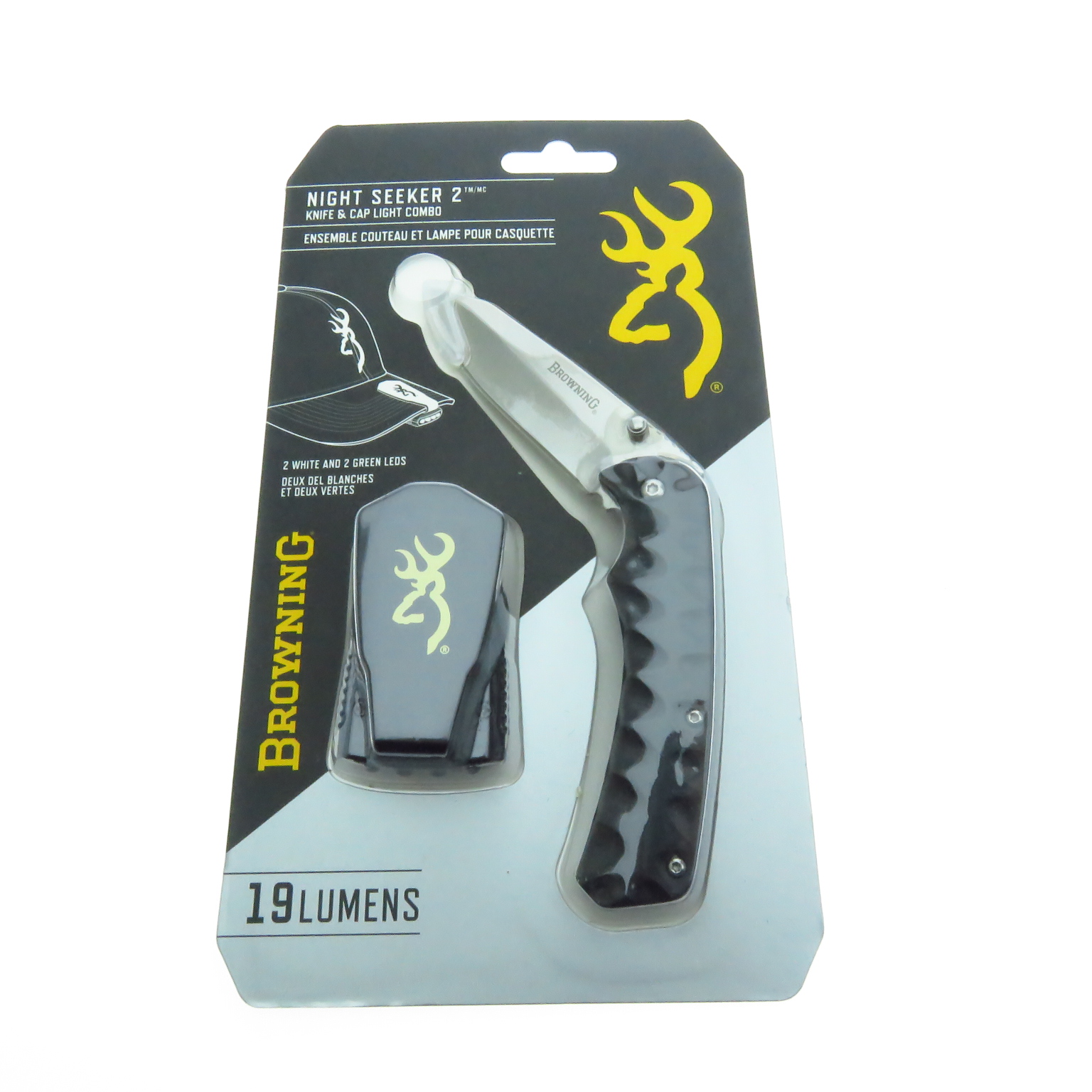 Br2460 Browning Combo Navaja Tactica Y Linterna Manos Libres