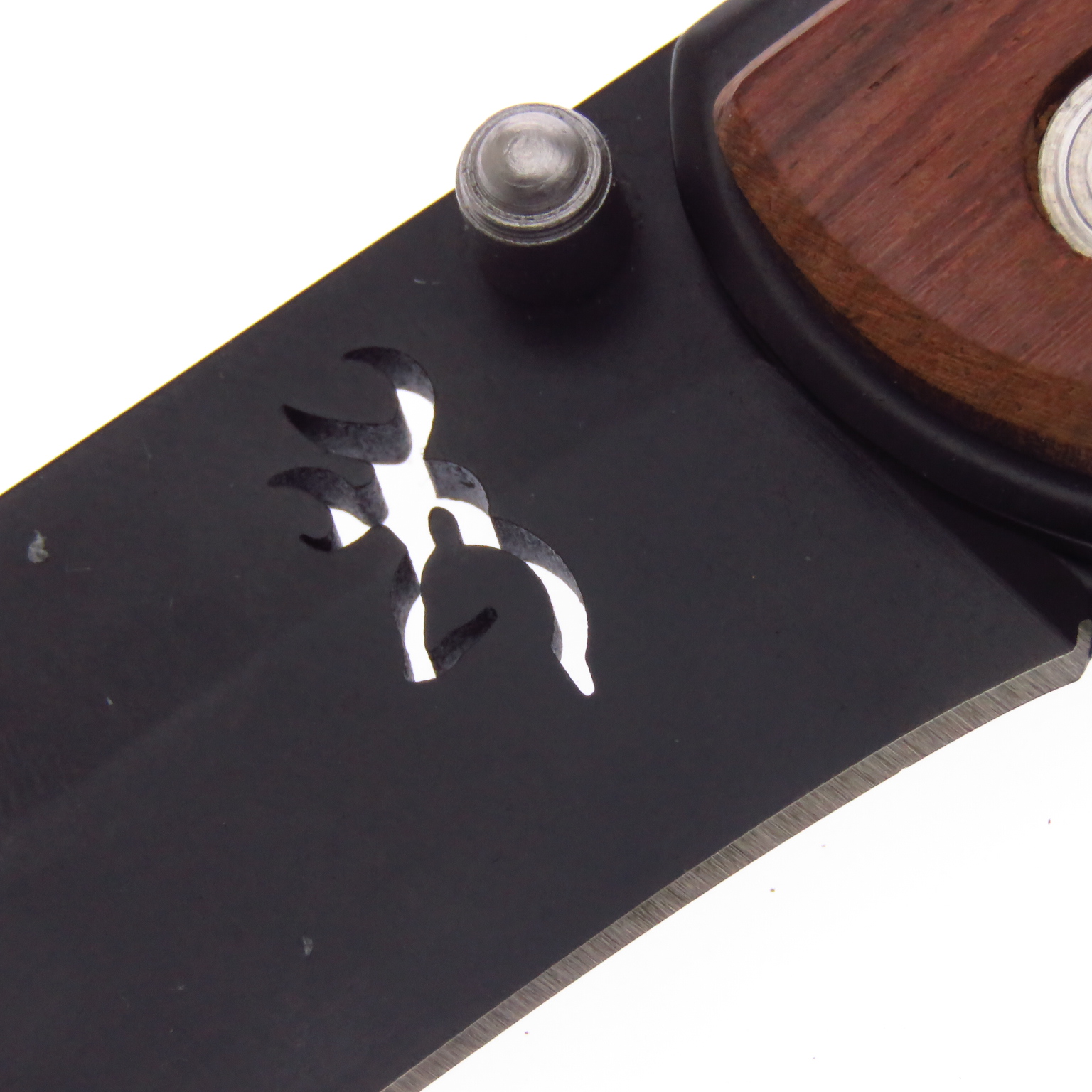 Br069 Browning Framelock Cocobolo Navaja Hoja Clip Point.