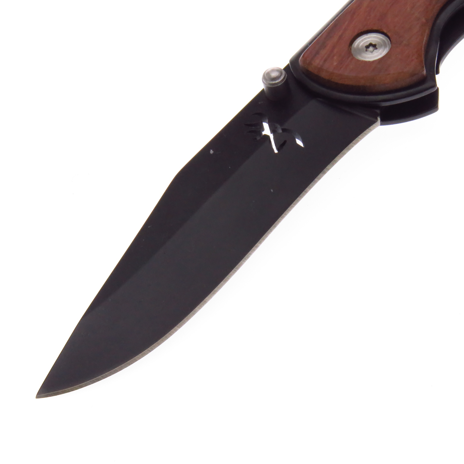 Br069 Browning Framelock Cocobolo Navaja Hoja Clip Point.