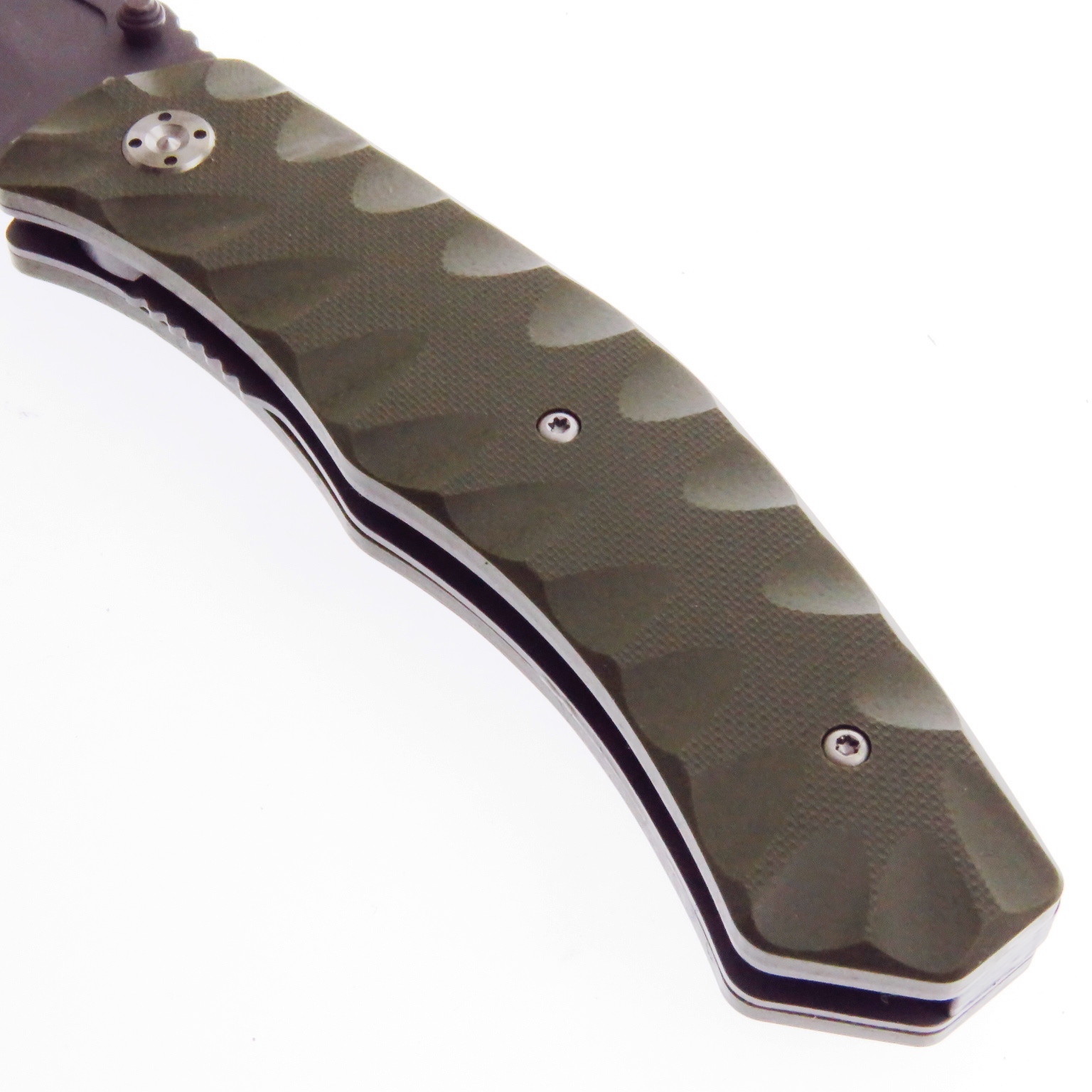 Br0166 Browning Navaja Tactica Asistida G10 Tanto Invertdo Titanium C C