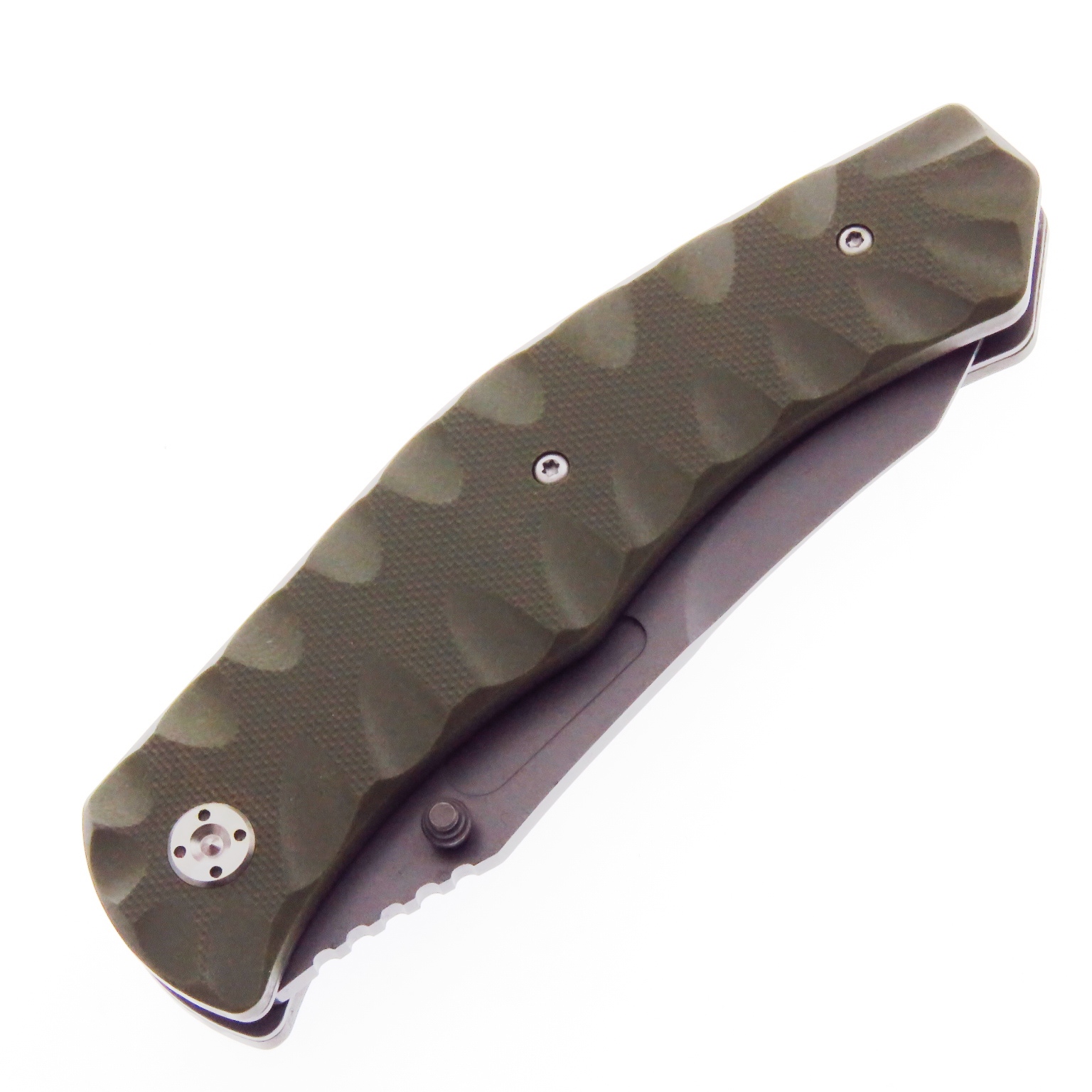 Br0166 Browning Navaja Tactica Asistida G10 Tanto Invertdo Titanium C C