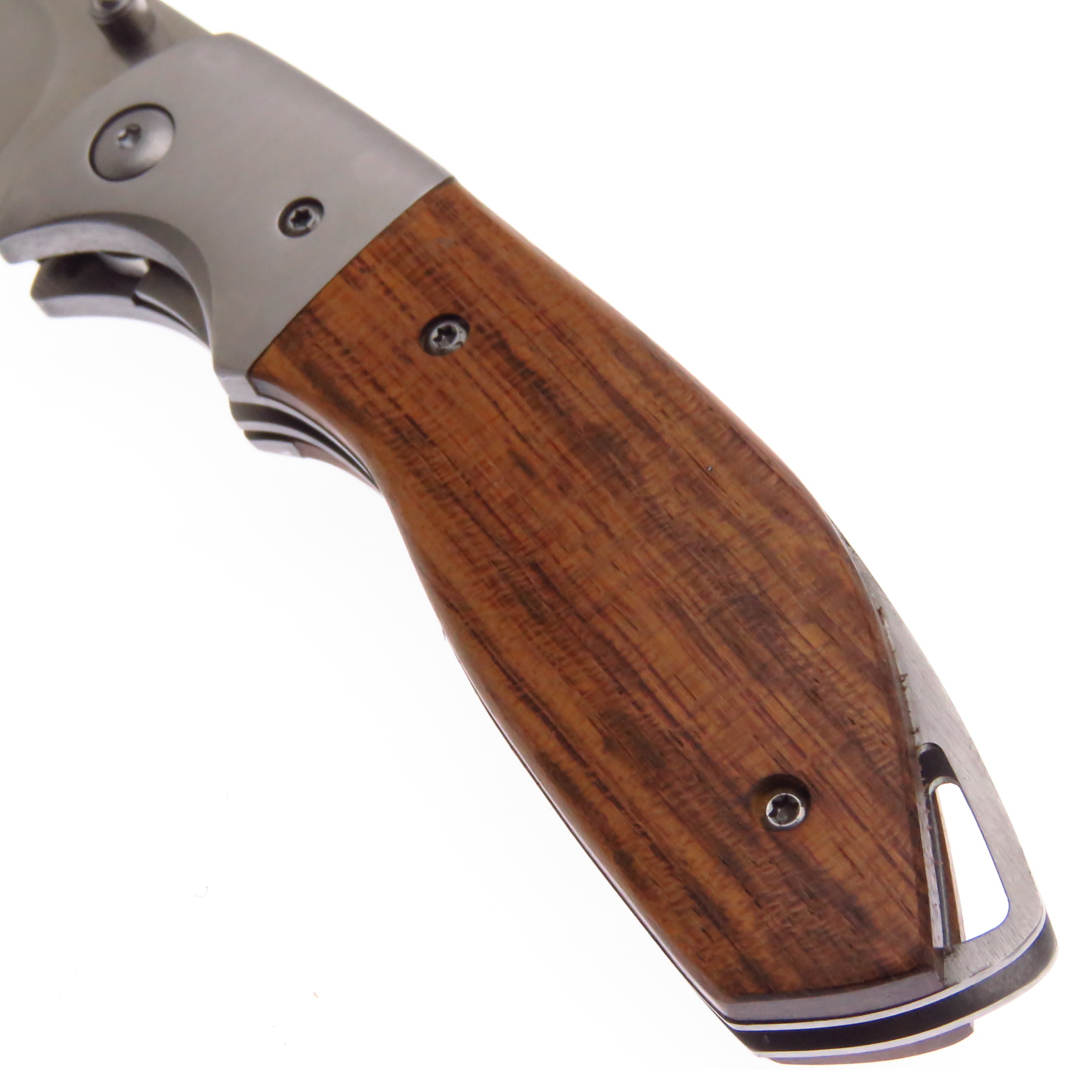 Br0033 Browning Navaja Linerlock Madera Con Clip