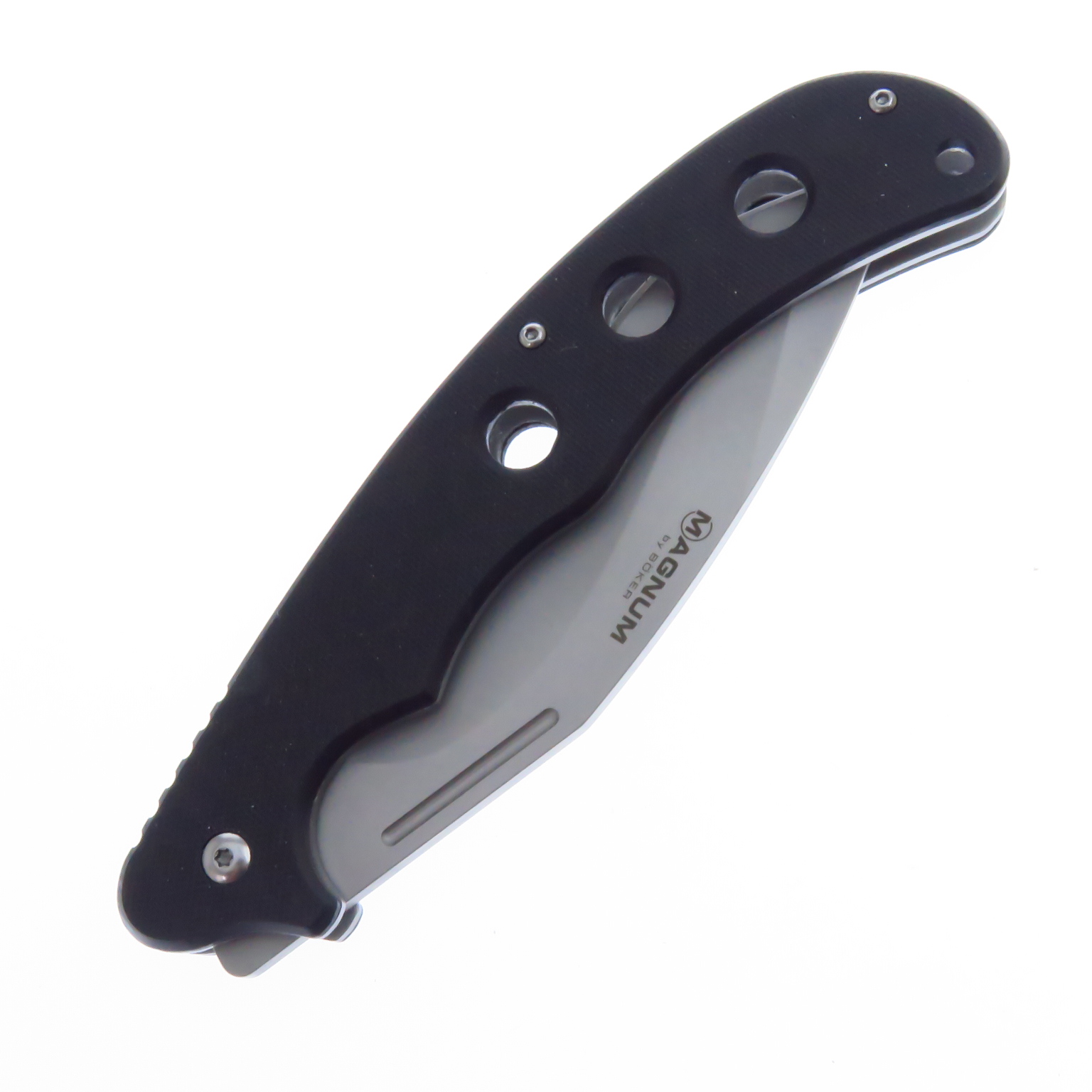 Bom01Mb511 Boker Magnum Pocket Kukri Navaja Filo Liso.