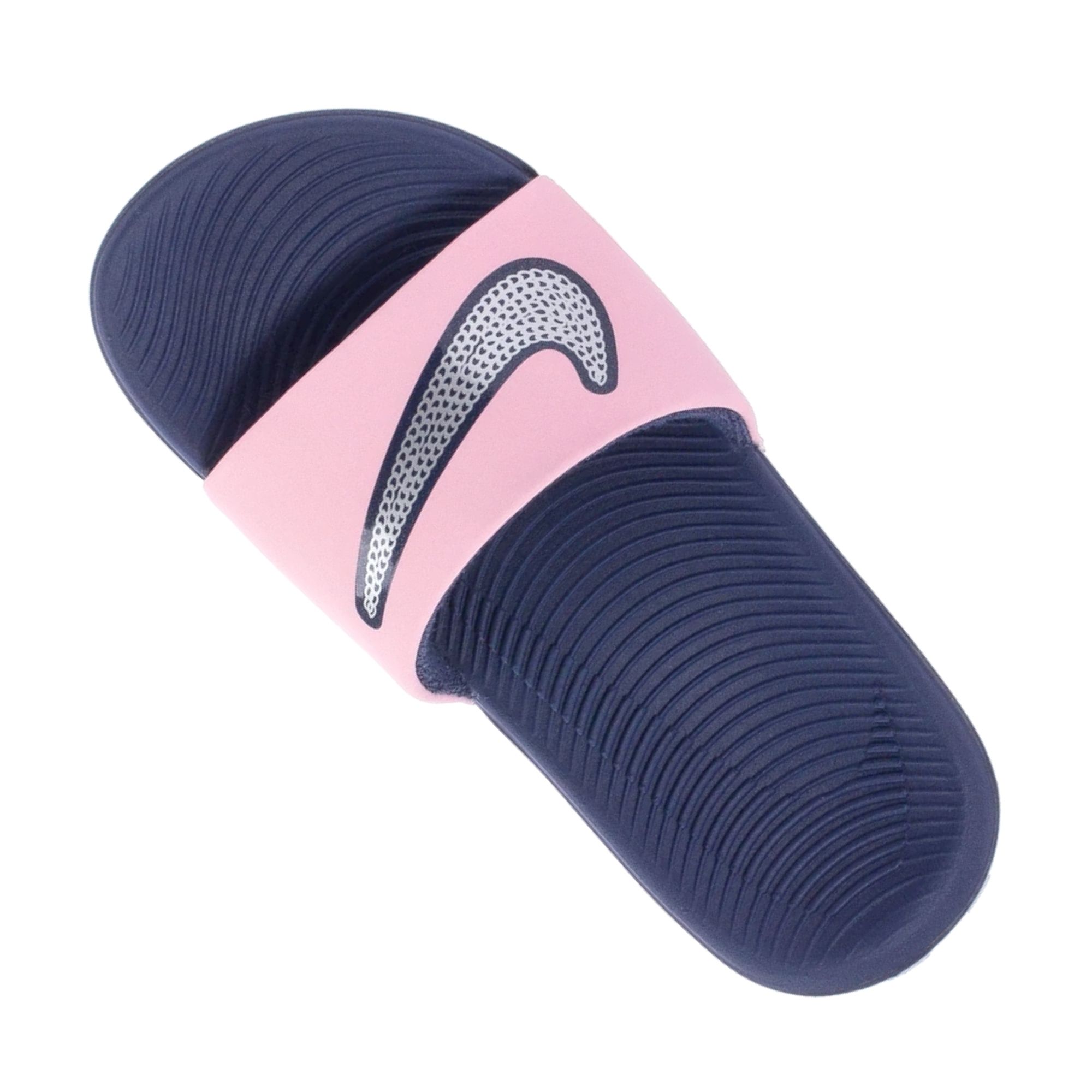 Sandalia Nike Kawa Slide Azul Rosa Dama Original DB3299600