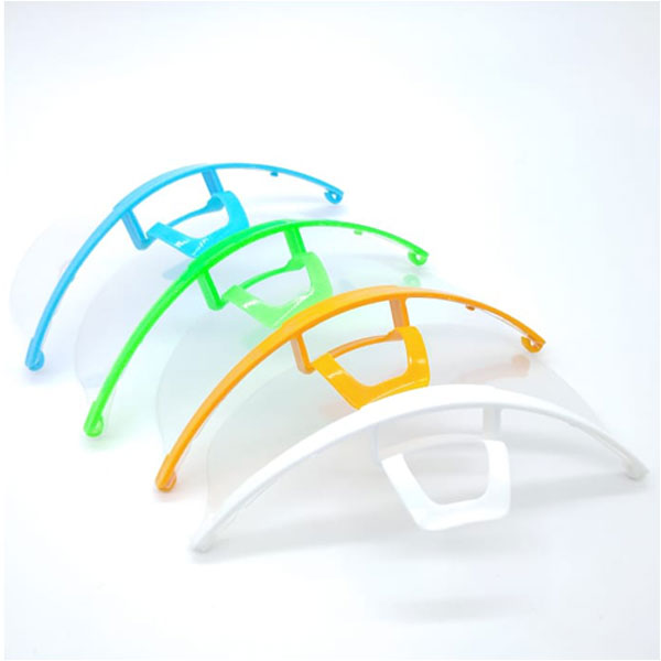 100 Tapabocas Plástico, 4 Colores, 10 Cajas Con 10 Piezas