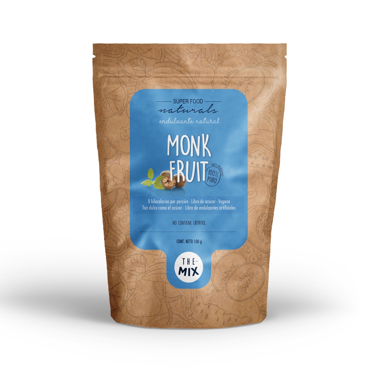 MONK FRUIT 100% Natural. Sin Eritritrol. Fruta del monje