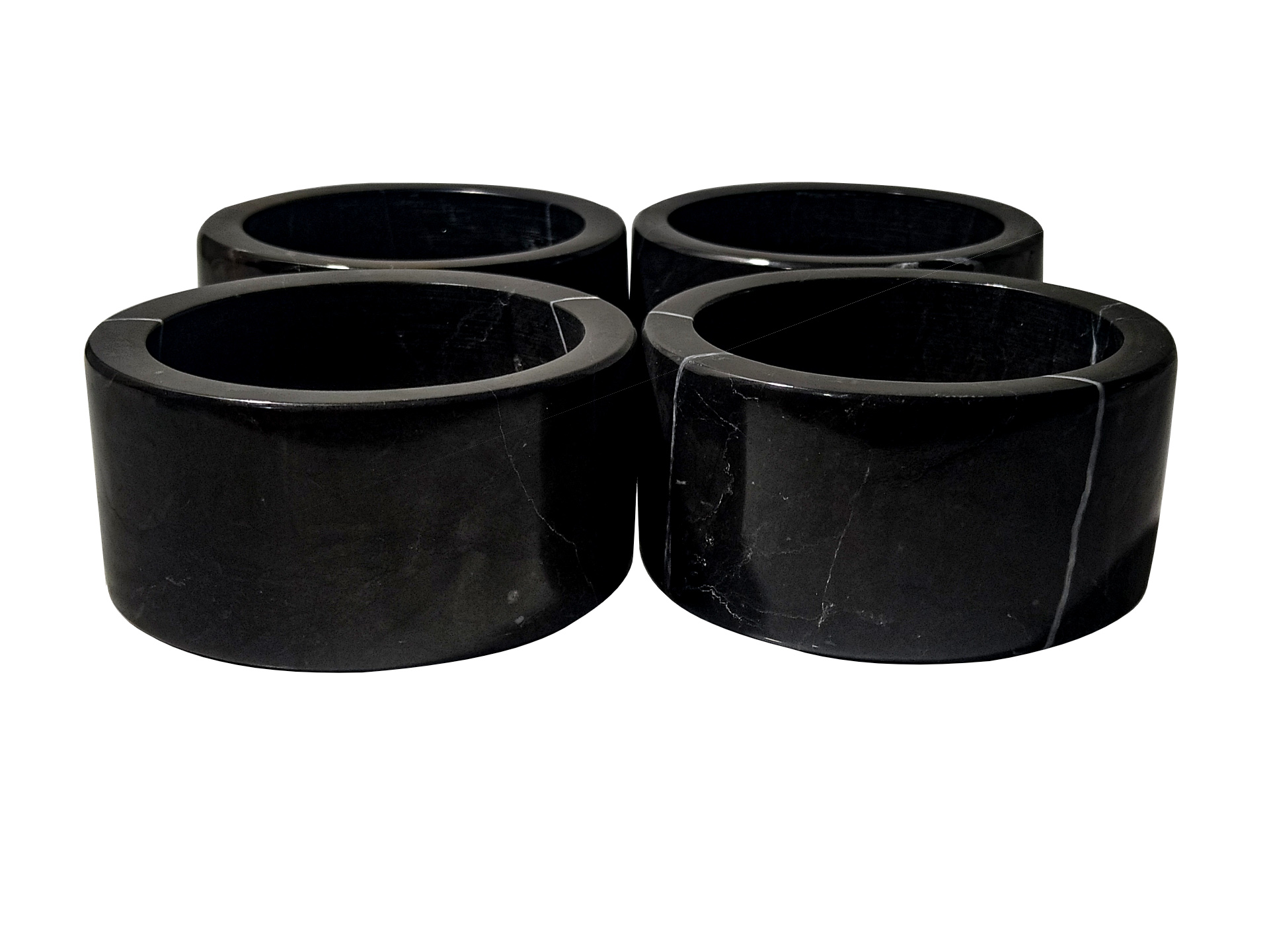 Set de Condimentos Tzachhel en Mármol negro Monterrey 4 piezas