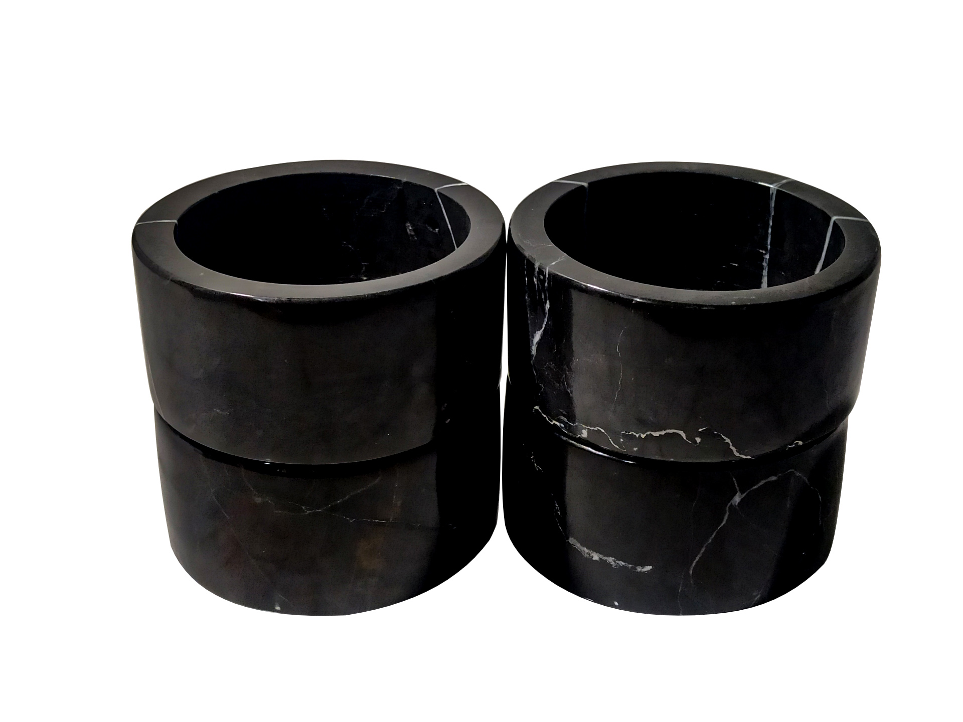 Set de Condimentos Tzachhel en Mármol negro Monterrey 4 piezas