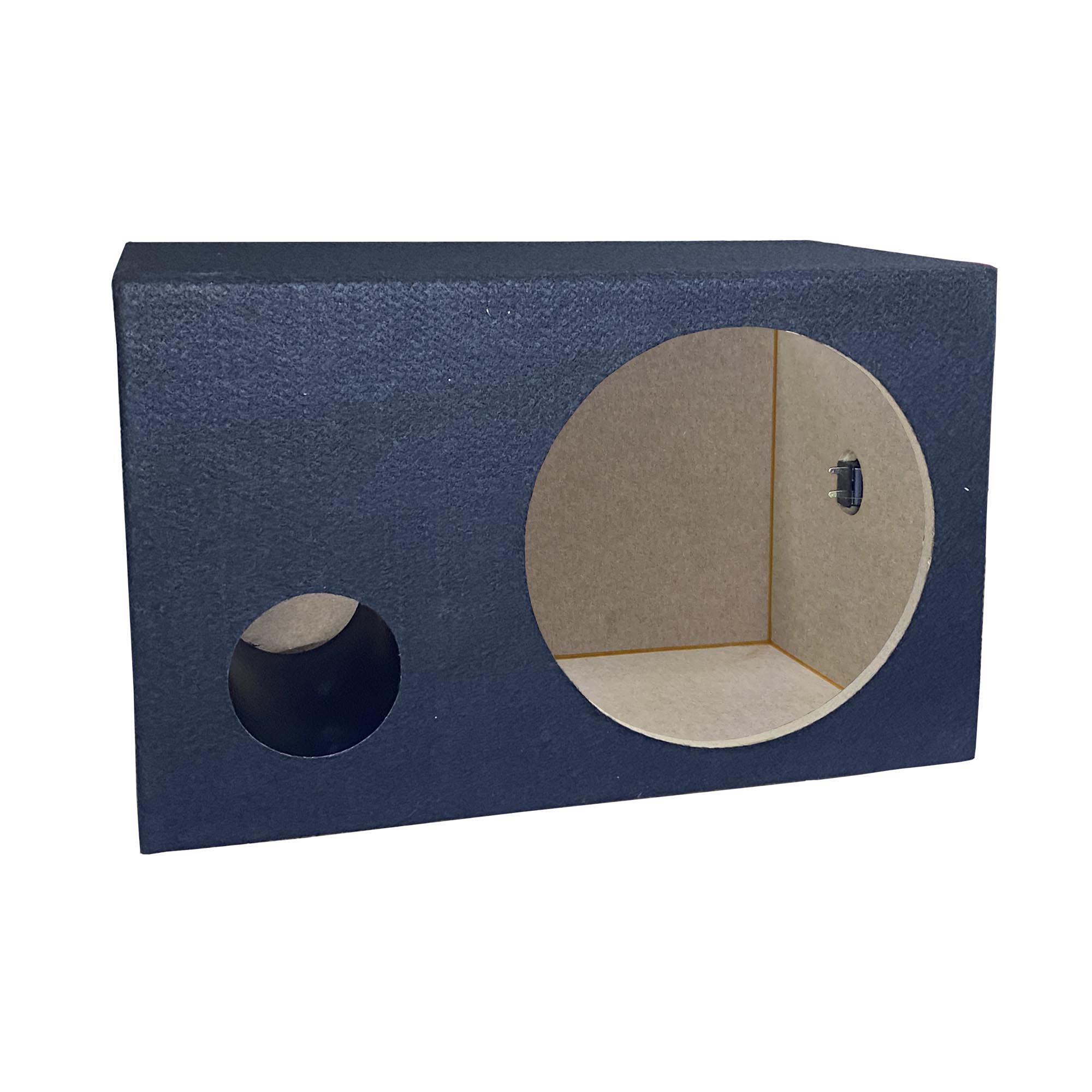 Cajón Subwoofer 10" Pulgadas Con Salida de Aire de Tubo